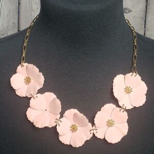 Pink Flower Necklace 